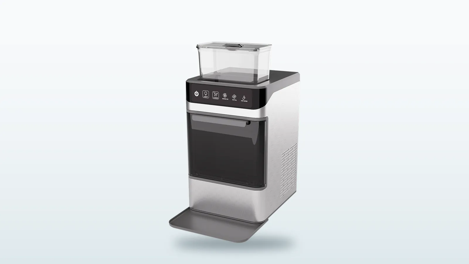 XIMIVA YH6038 nugget ice maker with a top-mounted water tank